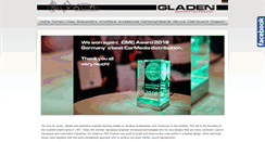 Desktop Screenshot of gladen.com