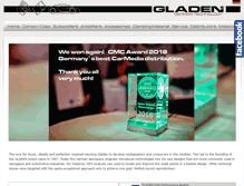 Tablet Screenshot of gladen.com